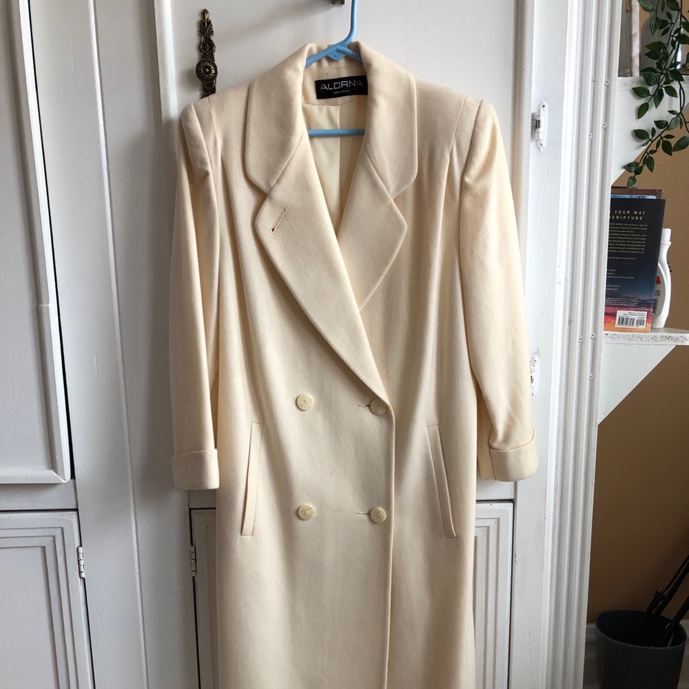 Cream Wool Coat